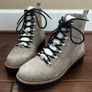 Sherpa/Suede boots